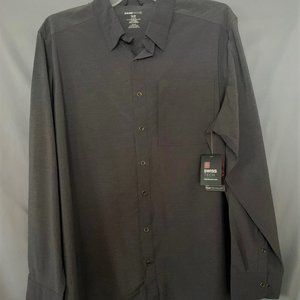 MENS DRESS BUTTON DOWN BRAND NEW SIDE ZIPPER POCKET XXL